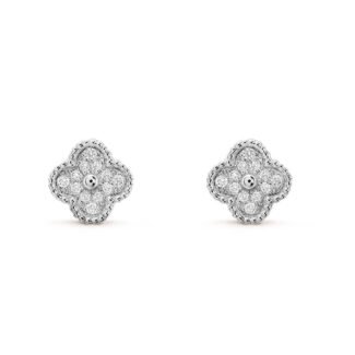 Boucles d’oreilles Van Cleef & Arpels Vintage Alhambra