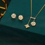 Ensemble LOUIS VUITTON– Collier et Boucle D'oreilles de Luxe Femme