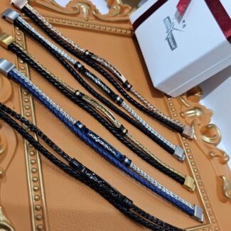 Bracelet Cuir/Acier Mod 01