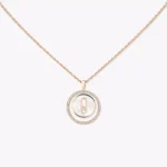 Collier nacre blanche Lucky Move PM