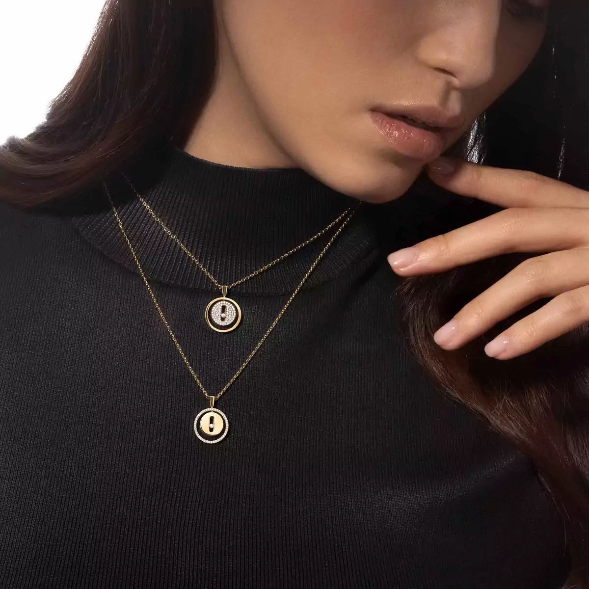 Collier pavé Lucky Move PM