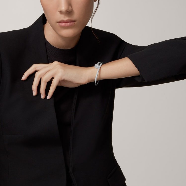 Juste un Clou bracelet, classic model, diamonds