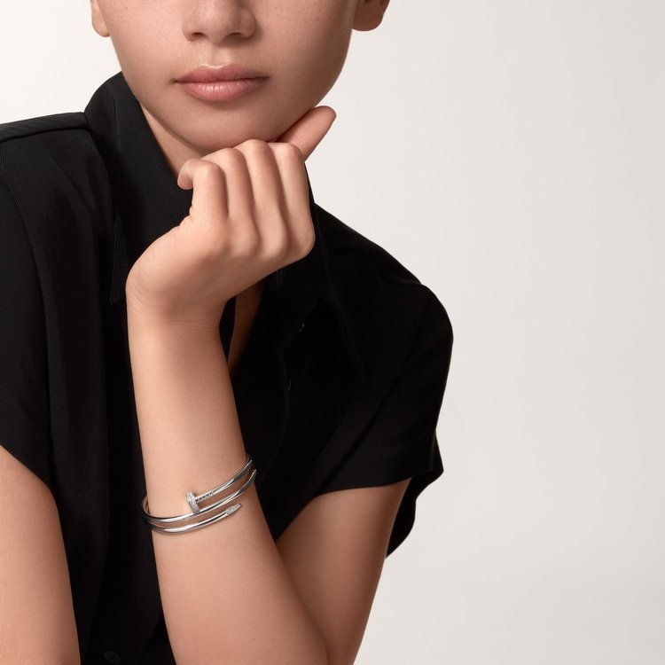 Juste un Clou bracelet, double, diamonds Juste un Clou bracelet, double, diamonds