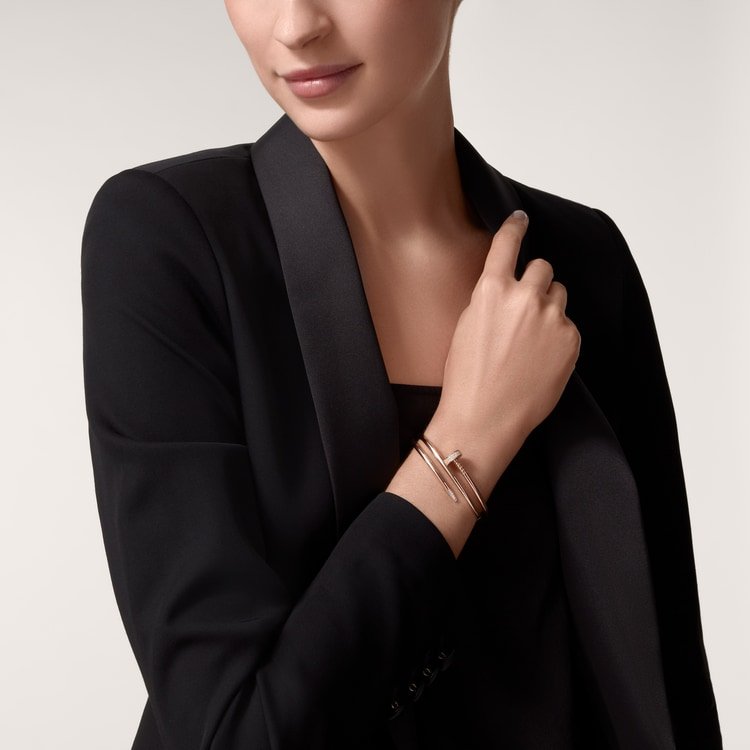 Juste un Clou bracelet, double, diamonds Juste un Clou bracelet, double, diamonds