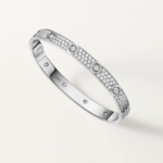 #LOVE# bracelet, classic model, paved, 10 diamonds