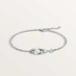 #LOVE# bracelet, on chain, 2 diamonds
