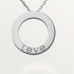 #LOVE# pendant, 3 diamonds