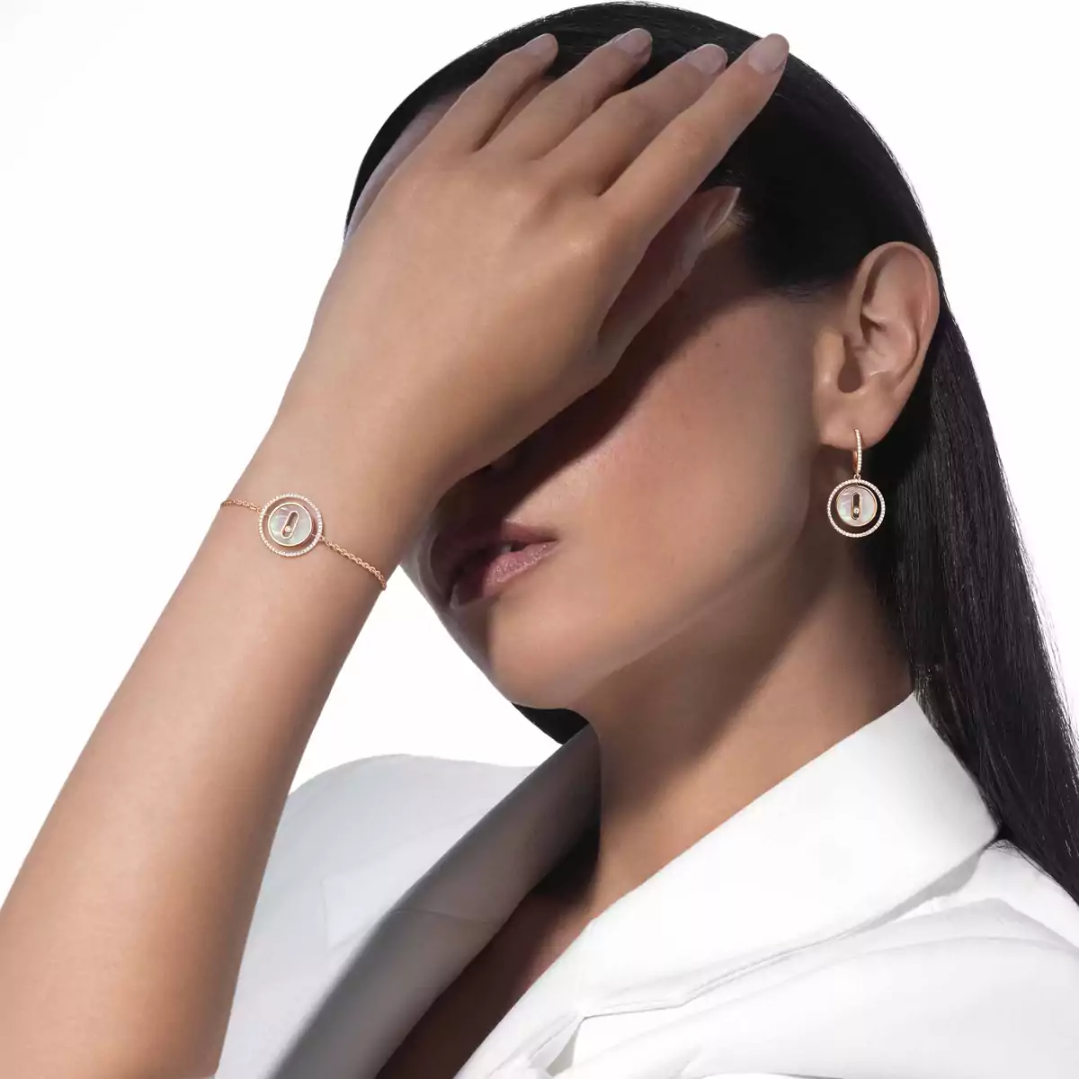 Lucky Move white mother-of-pearl bracelet small Lucky Move white mother-of-pearl bracelet small