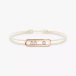 Messika Care(s) cream cord bracelet