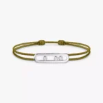 Messika Care(s) khaki cord bracelet