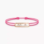 Messika Care(s) pink cord bracelet