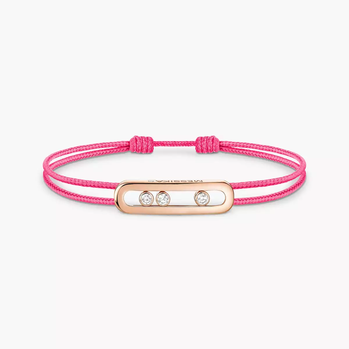 Messika Care(s) pink cord bracelet Messika Care(s) pink cord bracelet