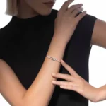 Move pavé thin bracelet