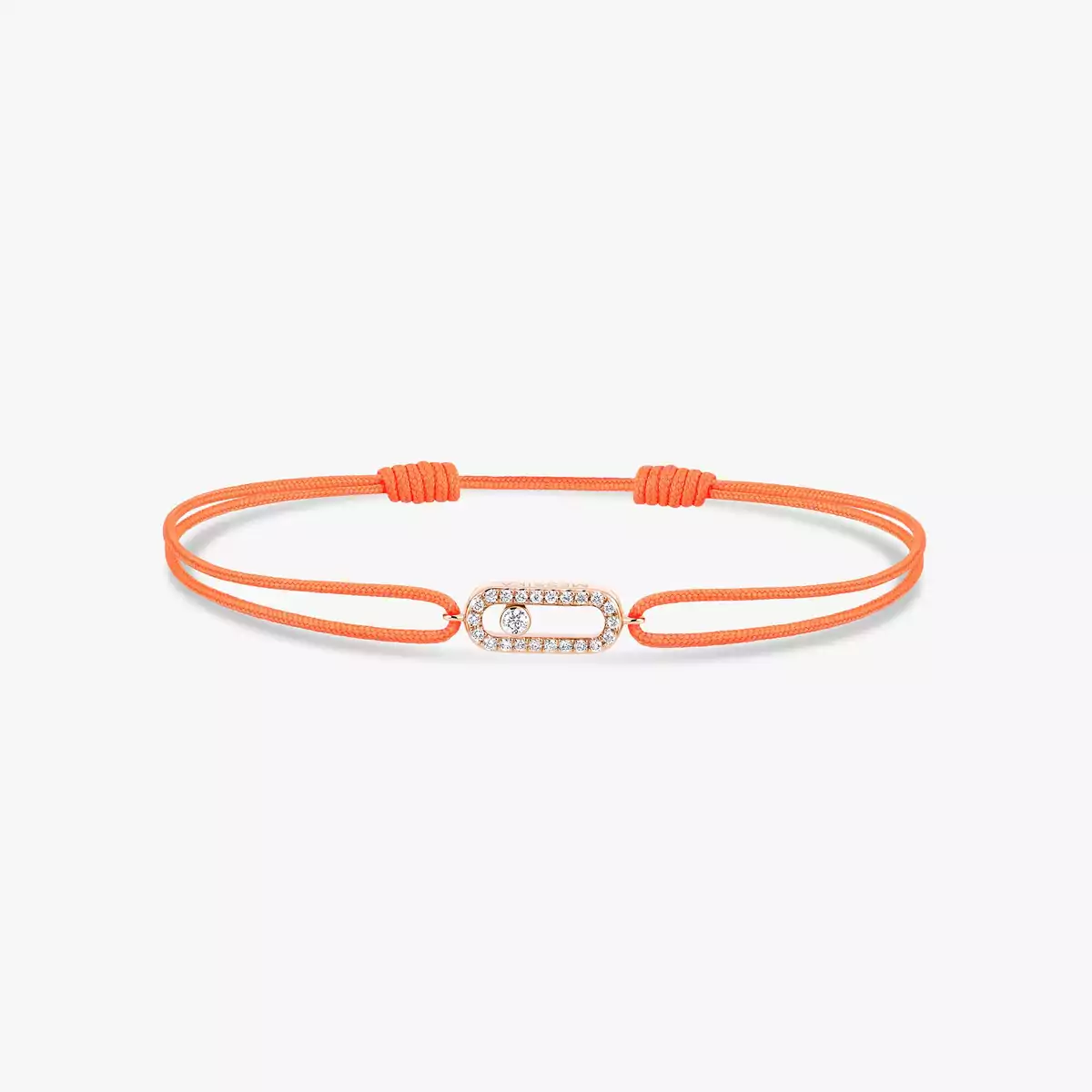 Move Uno orange cord bracelet Move Uno orange cord bracelet