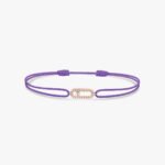Move Uno purple cord bracelet