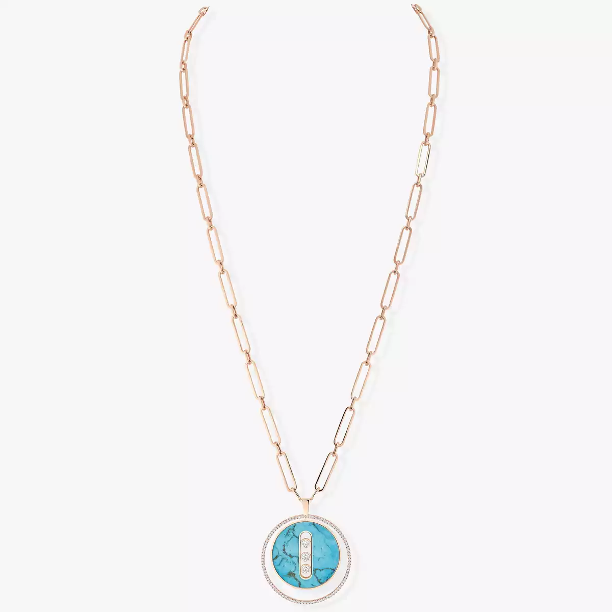 Sautoir turquoise Lucky Move GM