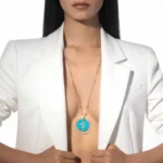 Sautoir turquoise Lucky Move GM