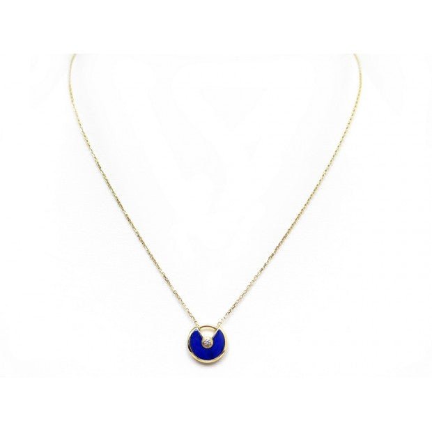 [Amore Jewelry]AMULETTE ROSE GOLD AGATE NECKLACE