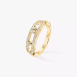 [Amore Jewelry] Baby Move Gold Diamond Pave_ Ring