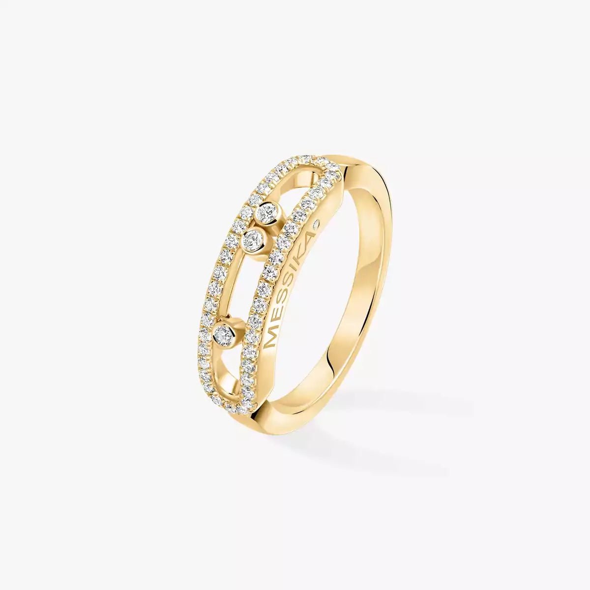 [Amore Jewelry] Baby Move Gold Diamond Pave_ Ring