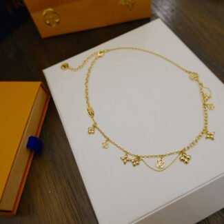 [Amore Jewelry]BLOOMING SUPPLE NECKLACE BRASS