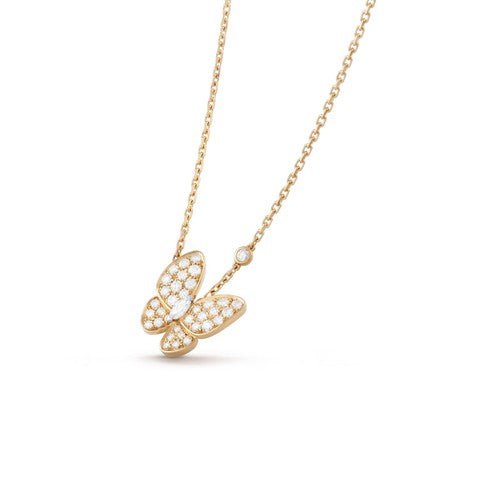 [Amore Jewelry]BUTTERFLY DIAMOND NECKLACE