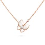 [Amore Jewelry]BUTTERFLY MOP DIAMOND NECKLACE