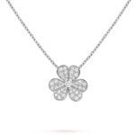 [Amore Jewelry]CLOVER DIAMOND NECKLACE SILVER