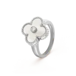 [Amore Jewelry]CLOVER SILVER MOP DIAMOND RING