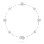 [Amore Jewelry]FRIVOLE SILVER 9 FLOWERS NECKLACE