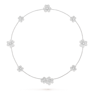 [Amore Jewelry]FRIVOLE SILVER 9 FLOWERS NECKLACE