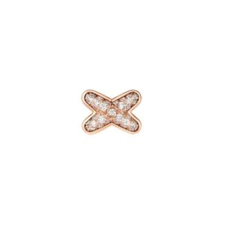 [Amore Jewelry]JEUX DE PINK GOLD DIAMOND EARRINGS