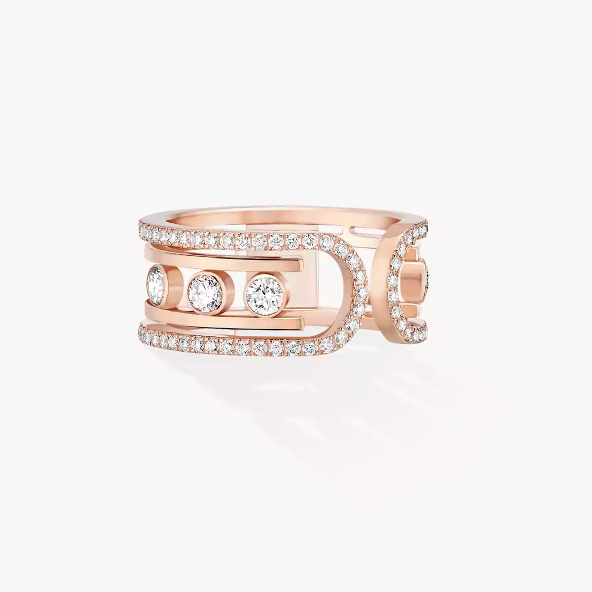[Amore Jewelry]Move 10th Diamond Ring in Gold