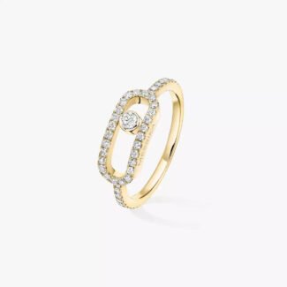 [Amore Jewelry]Move Uno Diamond Ring in Gold