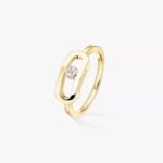 [Amore Jewelry]Move Uno Diamond Ring in Gold