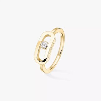 [Amore Jewelry]Move Uno Diamond Ring in Gold