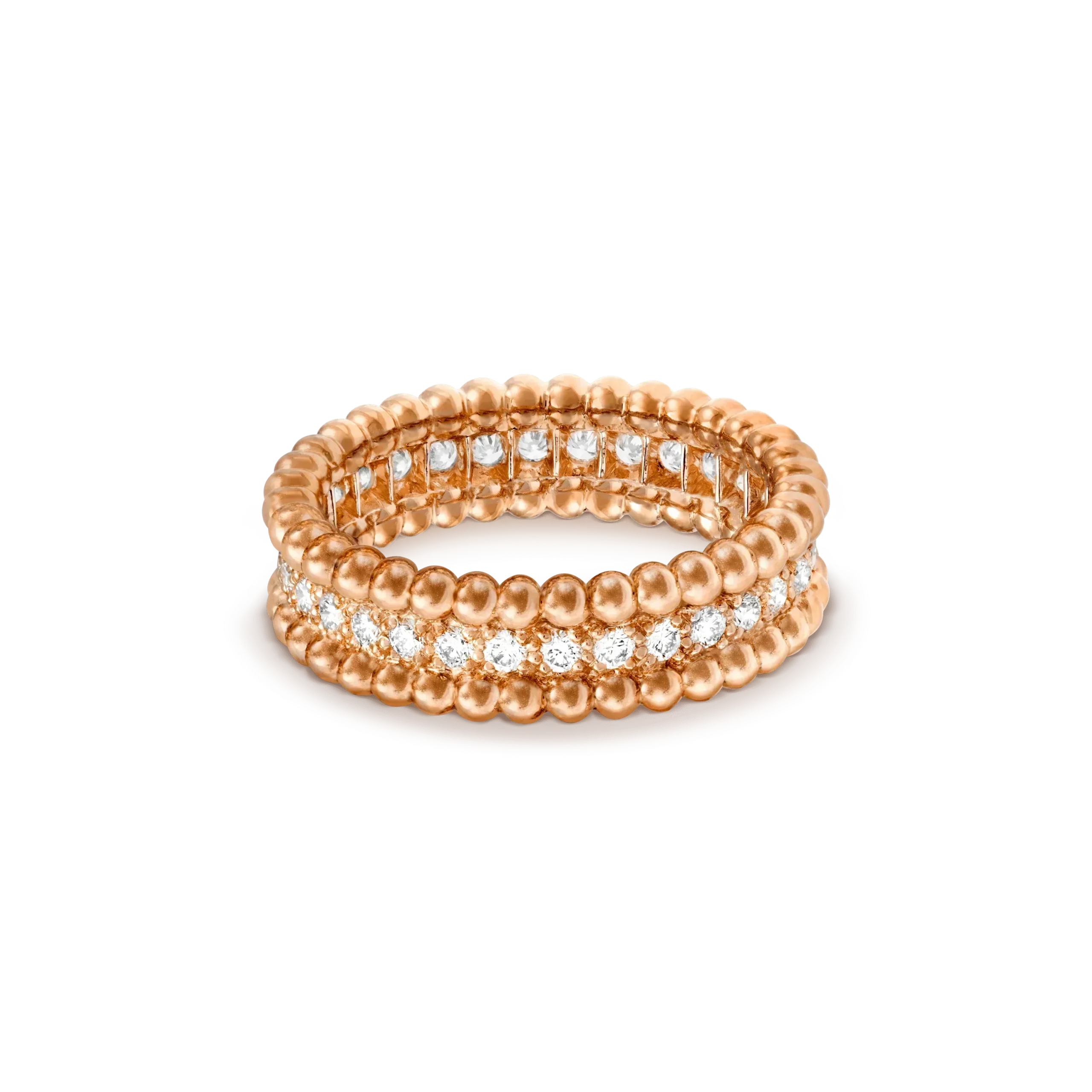 [Amore Jewelry]PERLEE DIAMOND ROSE GOLD RING