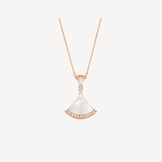 [Lumi Jewels]DREAM NECKLACE MOP PINK GOLD DIAMOND
