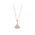 [Lumi Jewels]DREAM NECKLACE PINK GOLD FULL DIAMOND
