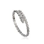 [Lumi Jewels]SERPENTI BRACELET 6MM SILVER DIAMOND