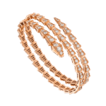 [Lumi Jewels]SERPENTI BRACELET PINK GOLD DIAMOND DOUBLE ROW