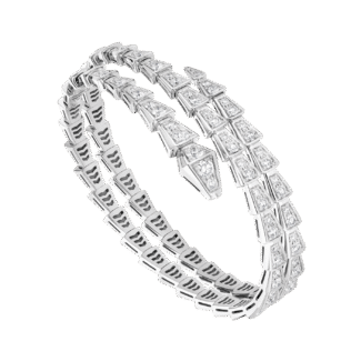 [Lumi Jewels]SERPENTI BRACELET SILVER DIAMOND DOUBLE ROW