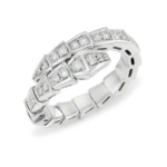 [Lumi Jewels]SERPENTI RING SILVER DIAMOND PAVED 4MM