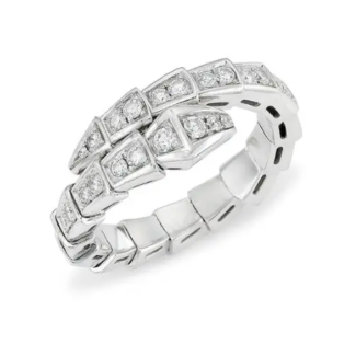 [Lumi Jewels]SERPENTI RING SILVER DIAMOND PAVED 4MM