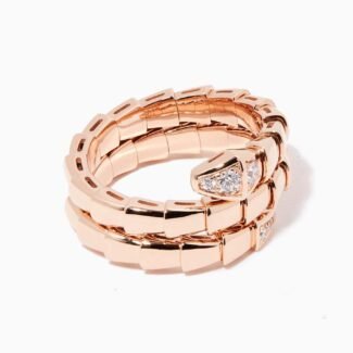 [Lumi Jewels]SERPENTS DOUBLE ROW DIAMOND RING