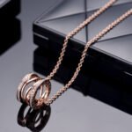 [Lumi Jewels]ZERO 1 PINK GOLD DIAMOND OPEN NECKLACE