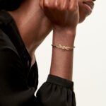 Tiffany Knot Wire Bangle in Yellow Gold